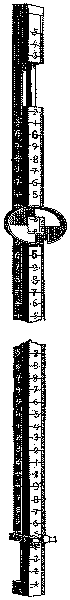 Fig. 7 - LEVELLING ROD. Illustration: Fig. 7 - LEVELLING ROD.