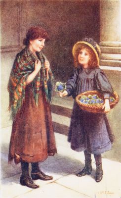 "I say, Pollie, how many have yer sold?" Page 8.