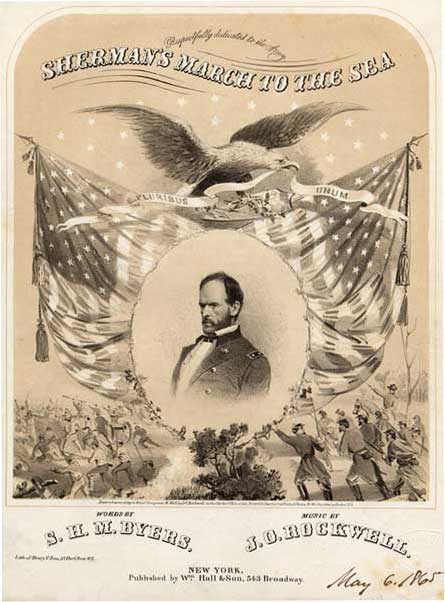 Sherman's March sheet music Sherman's March sheet music