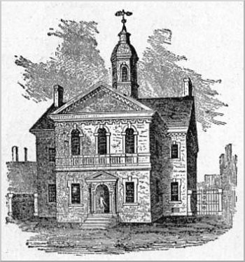 CARPENTER'S HALL. Where the first Continental Congress met September, 1774.