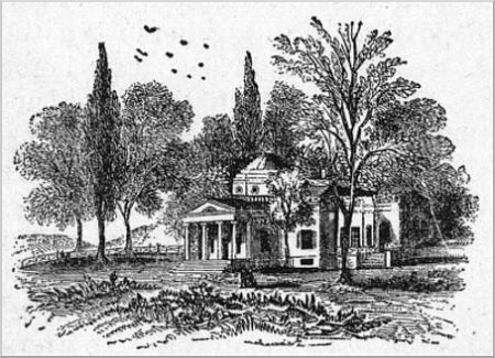 MONTICELLO. The Home of Thomas Jefferson.