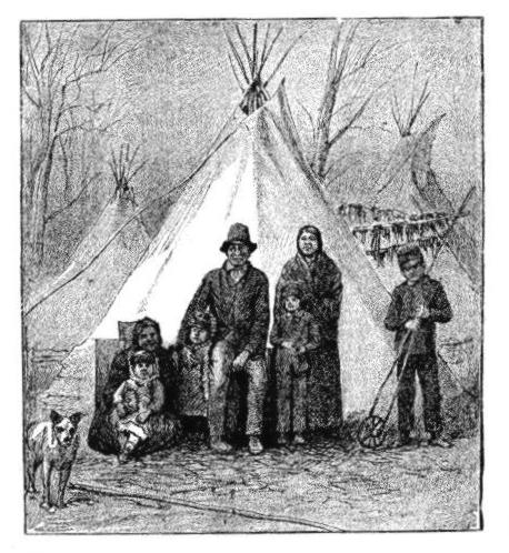 SANTEE INDIANS TEN YEARS AGO.