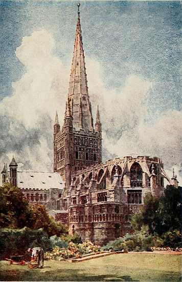 NORWICH  FROM THE NORTHEAST