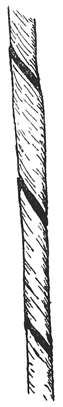 Fig. 3. Bow-string of twisted fibre, Little Andaman